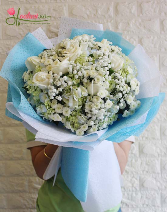 Bó hoa cẩm tú cầu - Trao yêu thương